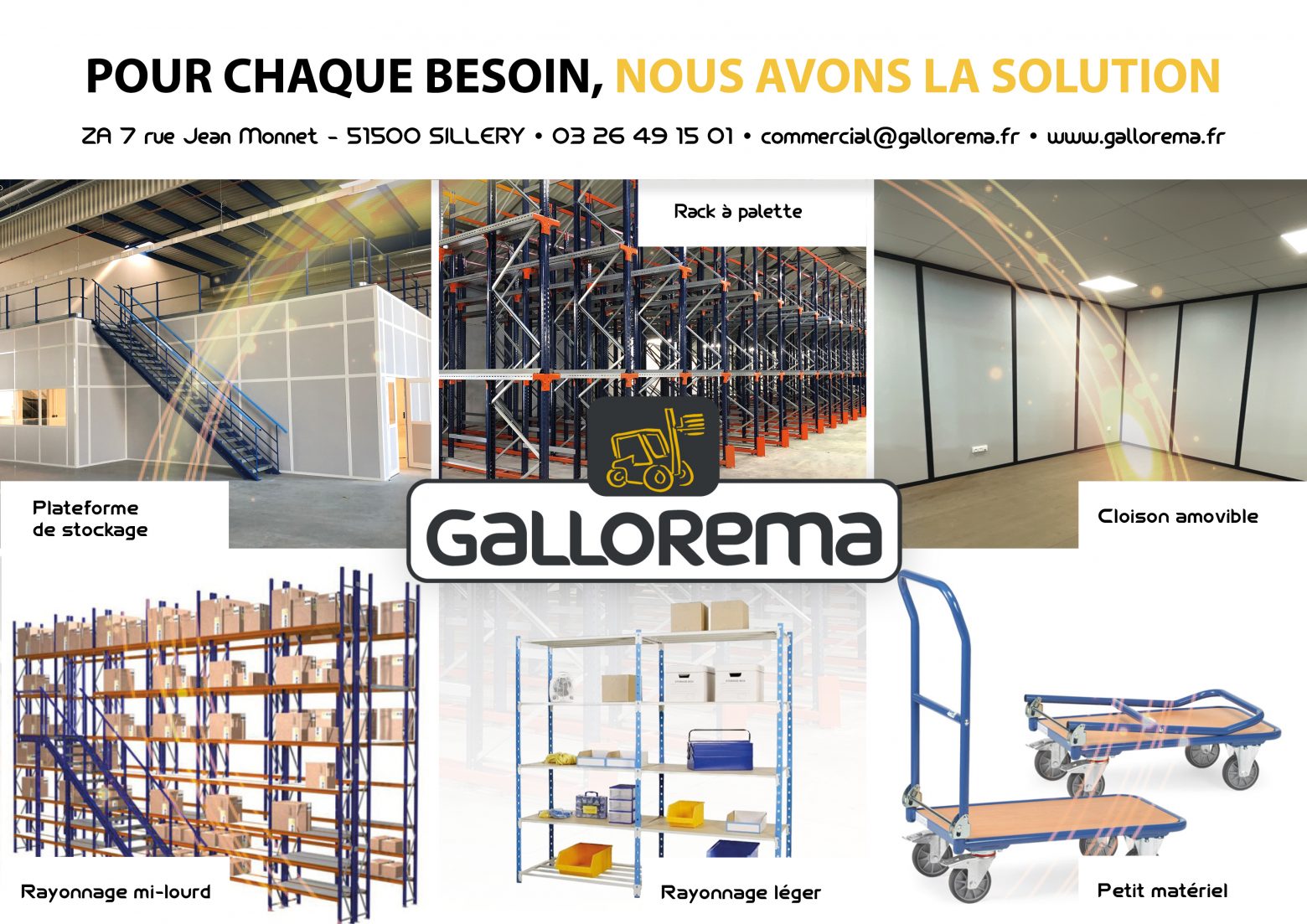 Solutions Rayonnage Gallorema Nord-Est