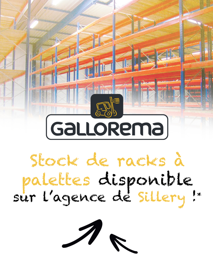 Gallorema Stock rack à palettes à Sillery